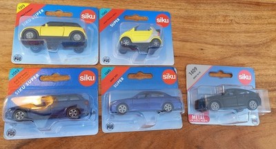 Siku Konvolut BMW, Audi, Smart & Mini 1042 1045 1053 1315 1409 Neu ungeöffnet 