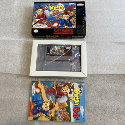 Super Ninja Boy (SNES) Super Nintendo CIB Complete Box Culture Brain Great Shape