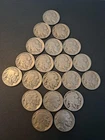 Lot (20) Buffalo Nickels