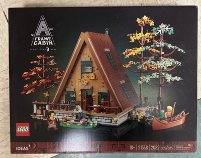 LEGO Ideas A-Frame Cabin 21338, New, Sealed, US, in hand