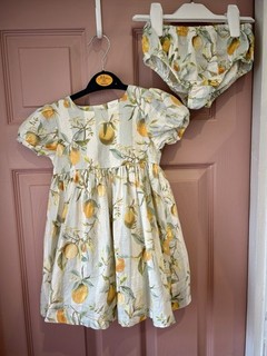 Size 18 24 Months 1.5 2 Years Next Baby Dress summer Set Fruit Print Wedding