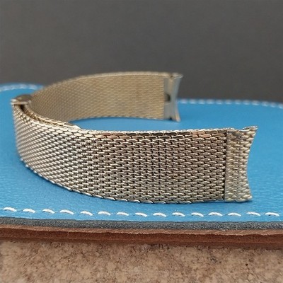 Fairchild LED Duchess USA 10k Yellow GOld RGP Mesh nos Vintage Watch Band