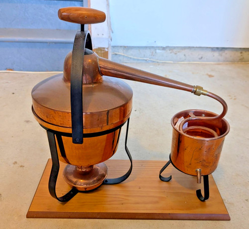 Copper Alembic Still Essential Oil Distiller Alcohol Moonshine Distilling