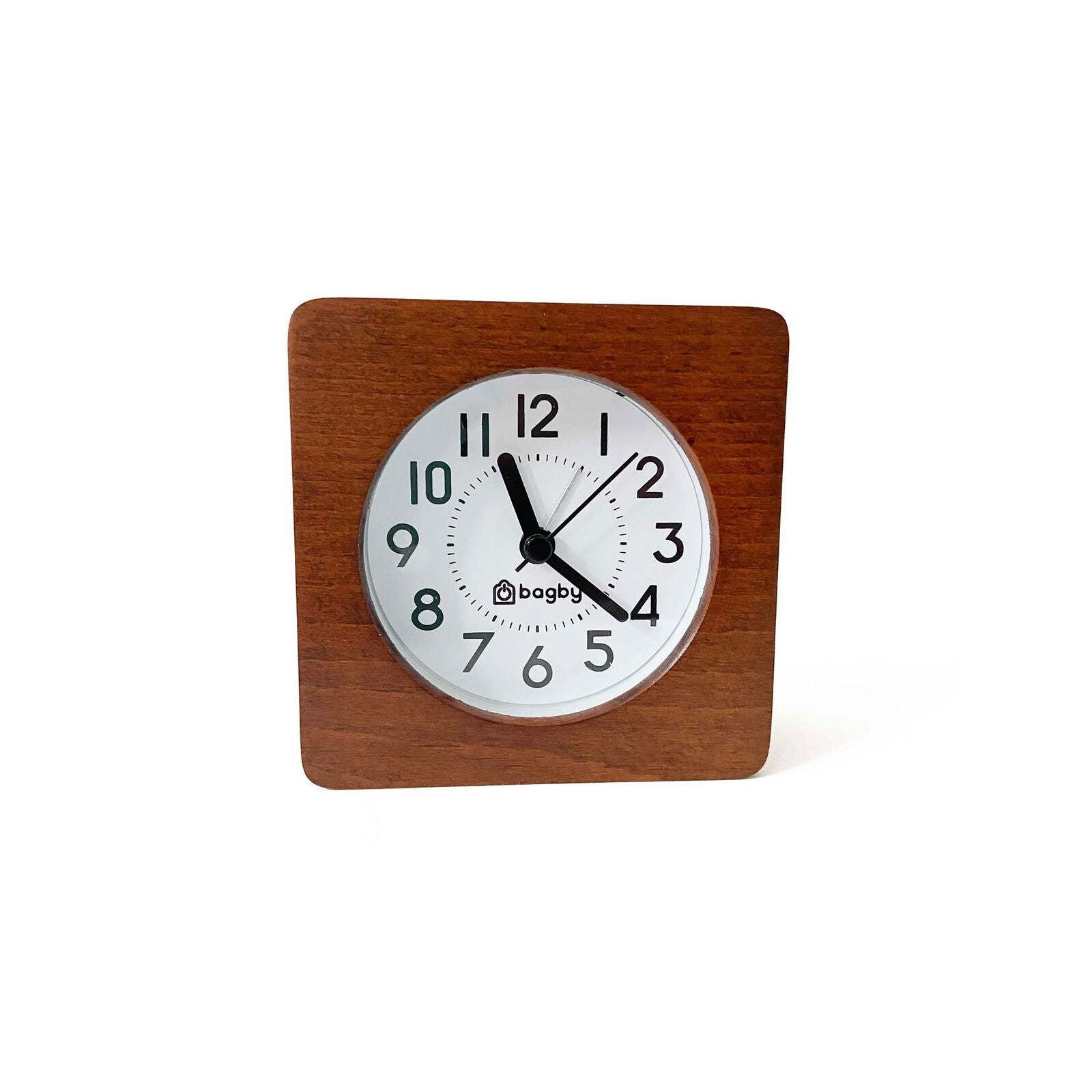 Bagby CLASSIC - Analog, Silent Alarm Clock for a Low Tech, Phone-Free Bedroom