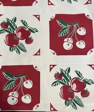 Vintage Cherries Long Runner 16 1/2 X 7 Yards