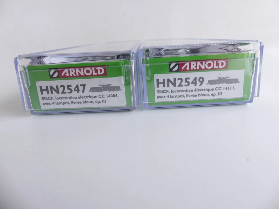 HN2547 HN2549 ARNOLD 1:160 / 2 LOCOMOTIVES ELECTRIQUES CC 14004 ET 14111 Ep III - Photo 4/4