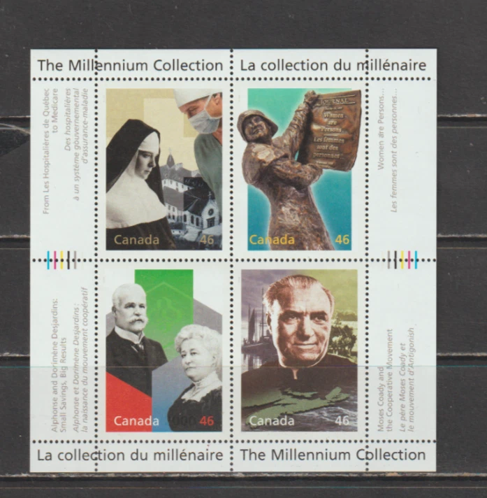 Canada 2000 The Millennium Collection Souvenir Sheet MNH - Image 1 of 1