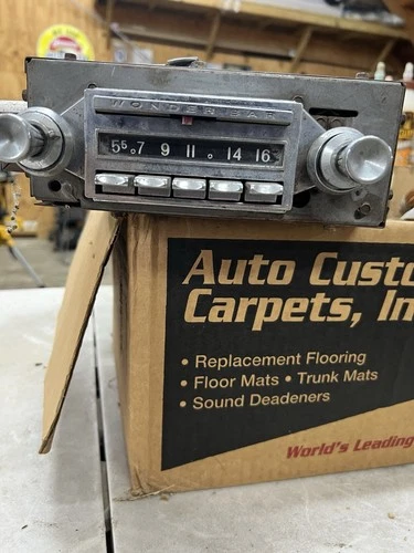 Original Complete 1961 Corvette Wonder Bar Radio. Removed From A Project Car .