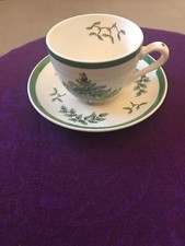 Spode "Christmas Tree" Cup and Saucer Set - S3324-E England NF 