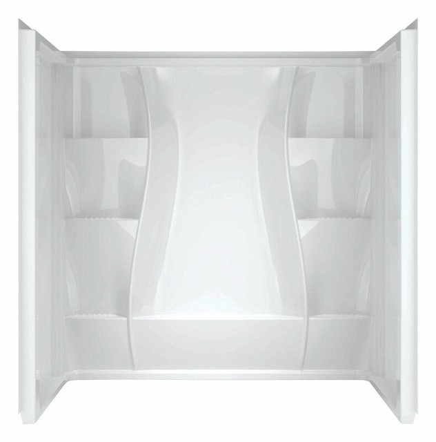 Delta Classic 400 3 Piece Direct To Stud Alcove Surround In White