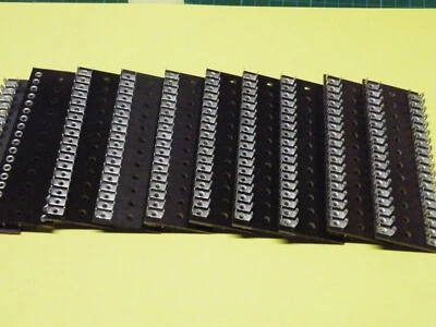 GENERIC 10 pezzi 36 vie 2 file Paxolin miniatura passo 6,3 mm striscia gruppo scheda 192 g 882