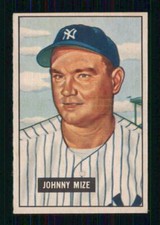 1951  BOWMAN  # 50  JOHNNY MIZE    18172