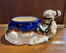 Porcelain Camel Figurine 8" - JAPAN