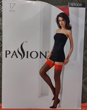 Vintage Pantyhose Passion Stockings Color Red One Size BFRIP2