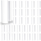 32PCS White Snap Clamps for 1/2 Inch Greenhouses PVC Pipe, Row Covers, Shelters,