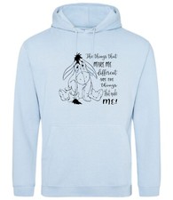 Eeyore Hoodie Sweater Sweatshirt Hoody Unisex Adults Kids Personalised Disney