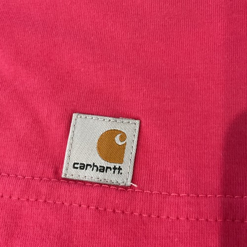 New Carhart RN14806 Girls Youth Sz L (12/14) Tank Top Spaghetti Straps Hot Pink - Picture 7 of 7