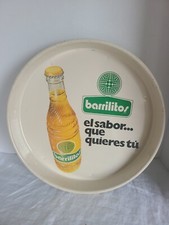 Vtg. 13" Barrilitos Soda Metal  serving Tray