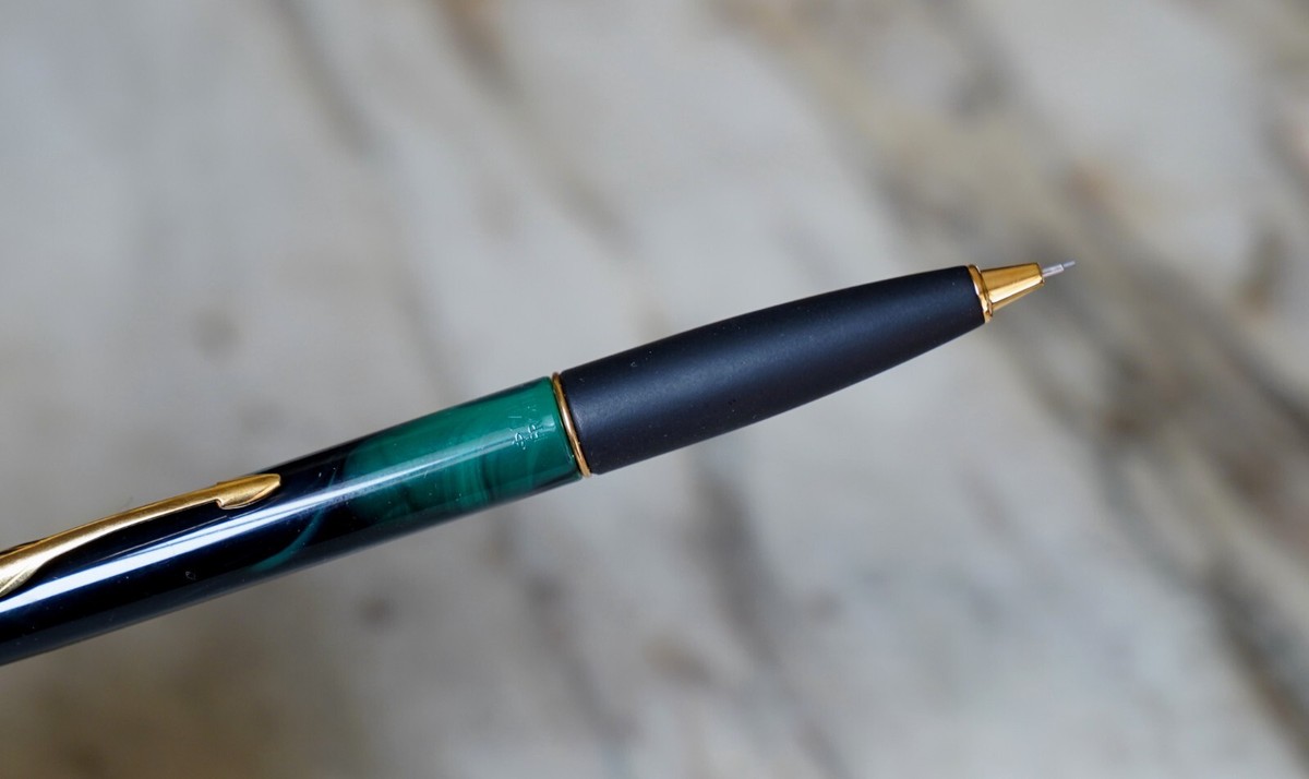 Porte-mines Parker Original Prestige - Résine Vert Foncé & Noir - Made In USA - Occasion