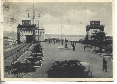 1946 VILLA S.GIOVANNI REGGIO CALABRIA THE PIER OF THE SHIP FERRY