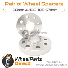 Wheel Spacers 2 4x100 57.1 20mm For Vw Lupo 98-04 Wheel Spacers 2 4x100 57.1 20mm For Vw Lupo 98-04