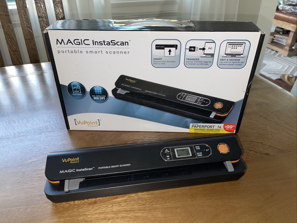 Mobile Scanning VuPoint Magic InstaScan Portable Scanner - Handheld ...