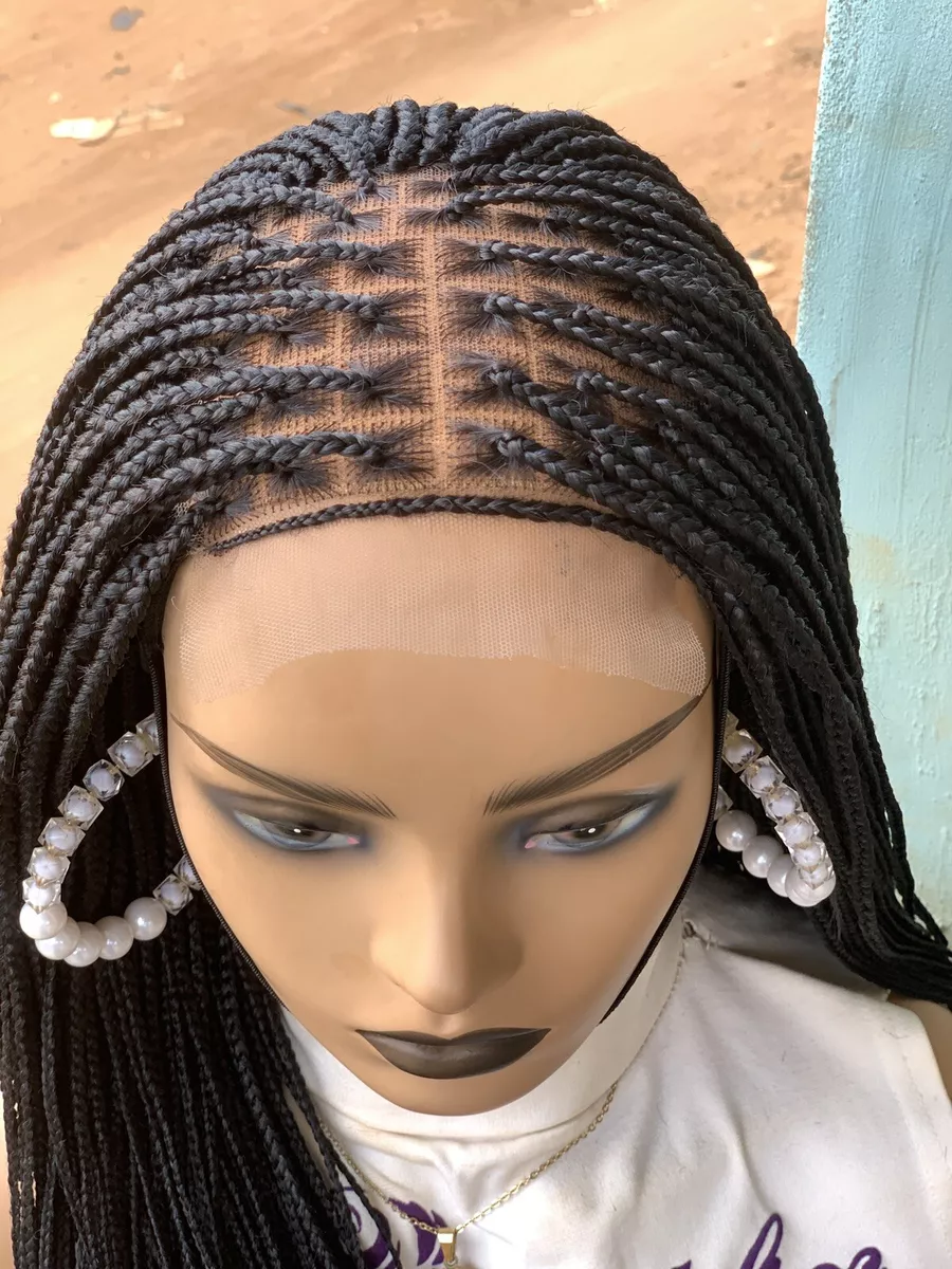 Knotless braids Long Braids Wig Synthetic Braided Wig For Black