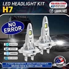 H7 LED Headlight Bulbs 30000LM White 6000K CANbus No Error For 2008-12 BMW 328i