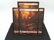 Mountain x4 UB: Fallout PIP L 0324 MTG Magic