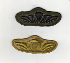 SPECIAL BOAT SERVICE PARACHUTE WINGS/ROYAL NAVY/SPECIAL FORCES - SET OF 2