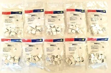 41084-BW Leviton Blank QuickPort Insert, White - 100 COUNT
