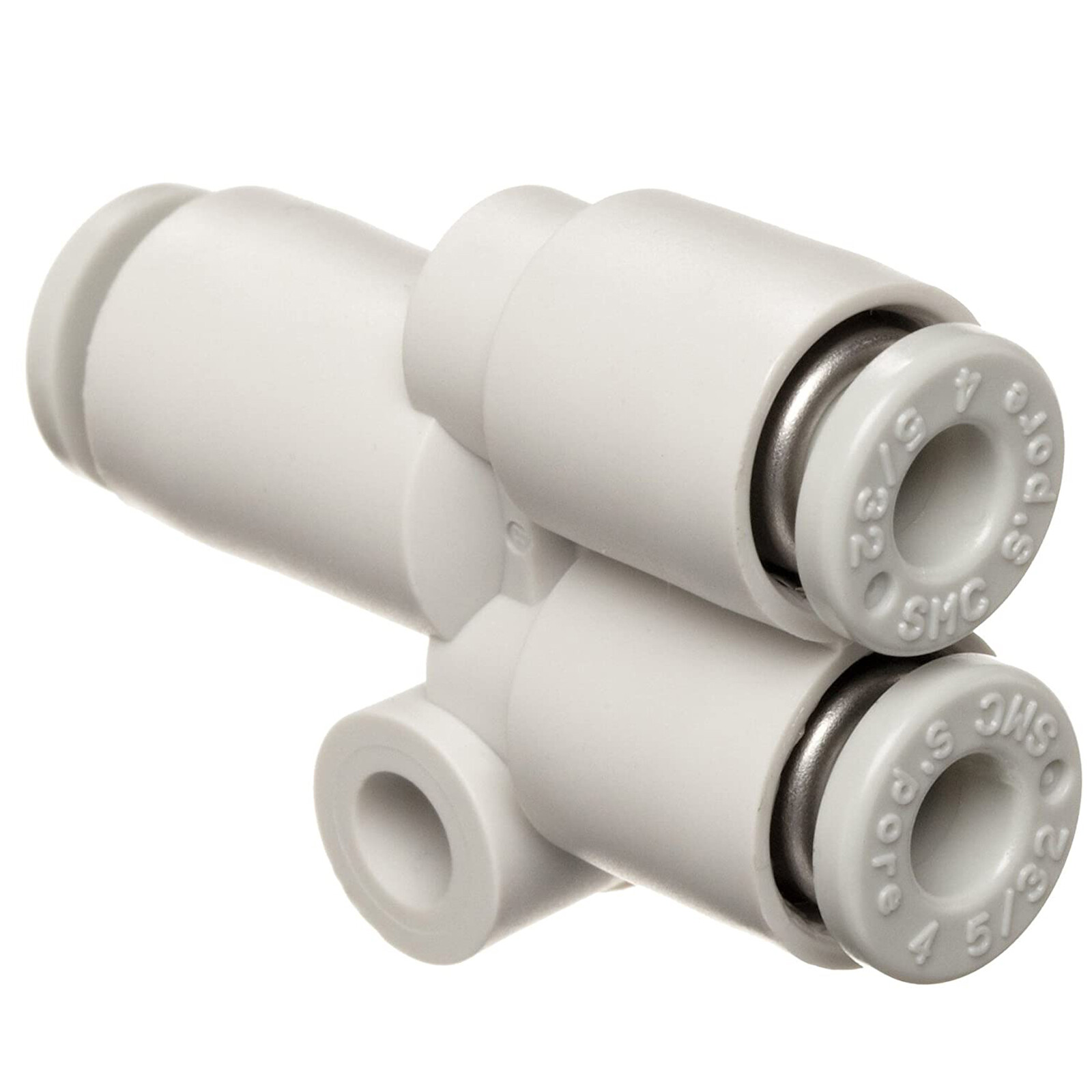 SMC KQ2U04-00A PBT Push to Connect Pipe Fitting, Union Wye, 4mm Pipe1PC
