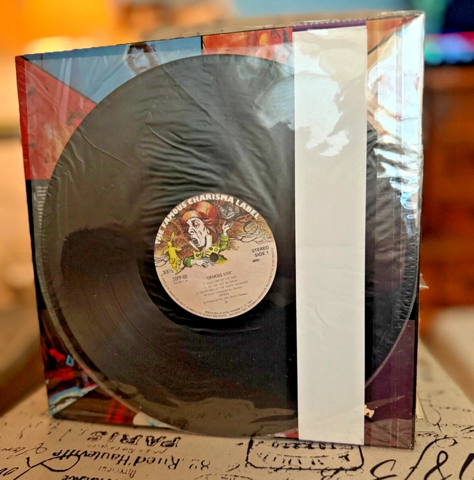 GENESIS – Live (1983 Japan Audiophile Pressing w/ Obi) – NM/NM | Charisma Vinyl - Image 2 of 2