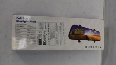 Full Size Starlight Night Vision Rear View Mirror Driving Recorder