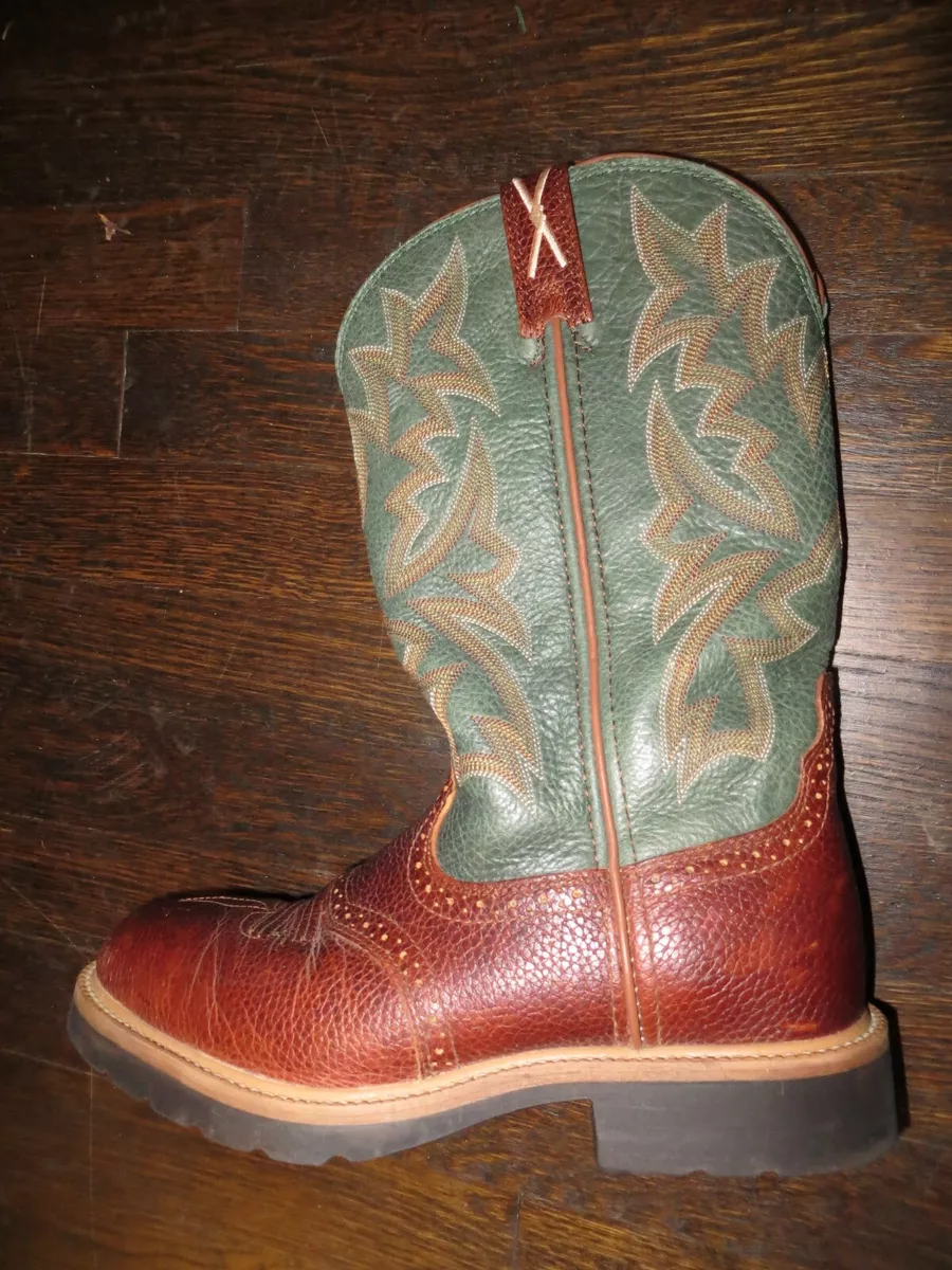 Twisted X Saddle Vamp Pull On Work Boot Steel Toe MSC0005