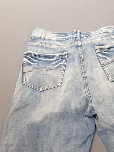 Jeans Teddy Smith para hombre W34 L33 azul claro Y2K bolsillos vintage - Imagen 15 de 22