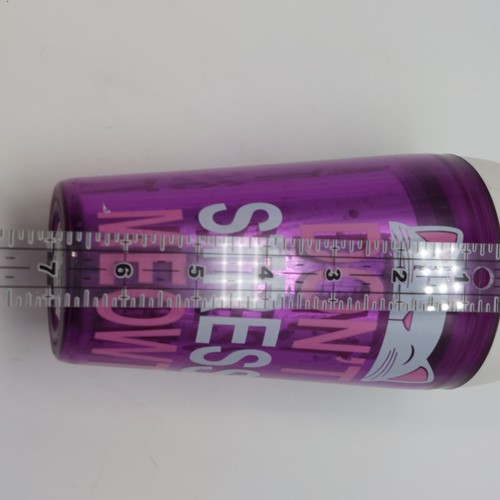 Cool Gear Tumbler CAT Cup And Lid "DON'T STRESS MEOWT" Purple Pink Never Used - Picture 7 of 9