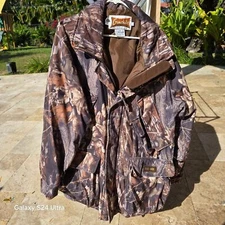 Gamehide Camo Hunting Jacket Size Large brown outdoor gear Style No. 709