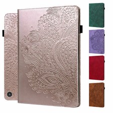 For Amazon Kindle Fire HD 10 Plus 2021 11th Gen Leather Wallet Stand Case Cover