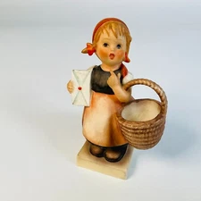 Hummel Goebel W. Germany Meditation Girl Figurine 2.5" Long and 4" Tall