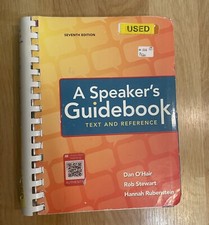 A Speakers Guidebook Seventh Edition, Preowned