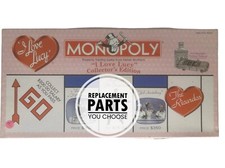 Monopoly Game I Love Lucy Collector's Edition 2001 REPLACEMENT PARTS YOU CHOOSE