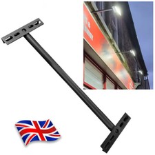 LED Floodlight Bracket For Wall Mount Metal Arm 50cm Aurora Indoor Outdoor Sign
