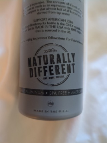 2 Ea Yellowstone Park Water Bottles  16 Oz Insulated Stainless Steel Gray Clean  - Picture 6 of 18