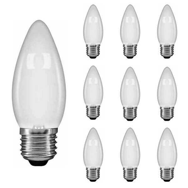 CANDLE 240V 60W E27 OPAL 10 pack (dimmable)