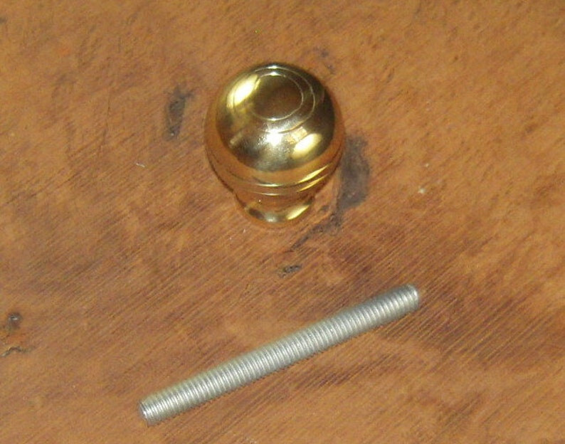 Solid Brass Looking Ball Styled Handle For Walkin… - image 3