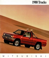 1988 Mitsubishi Mighty Max Sport MacroCab SPX Pickup Truck Dealer Sales Brochure