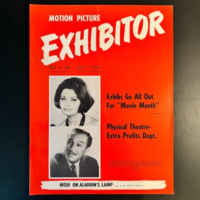 MOTION PICTURE EXHIBITOR MAGAZINE Sep 14, 1966 - 58 Mods For Alfie, Way Way Out