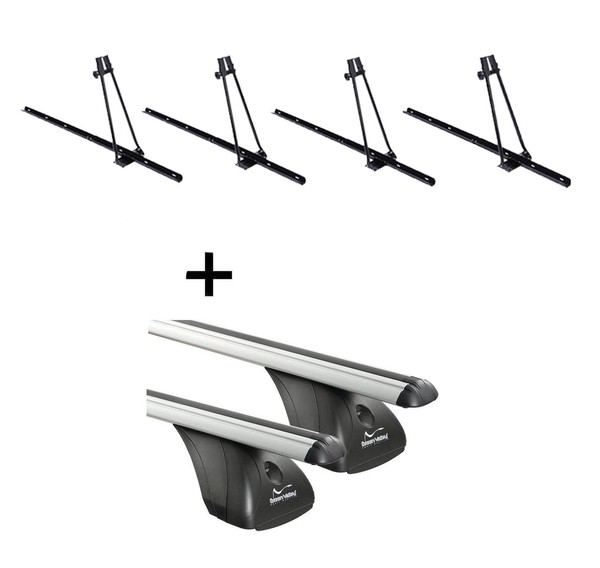 4XradträGer Orion+DachträGer VDP FüR FüR Citroen C4 Gran Picasso 5TüR Ab13-image