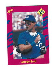 1990 Classic Update Pink Travel Edition - #T6 George Brett
